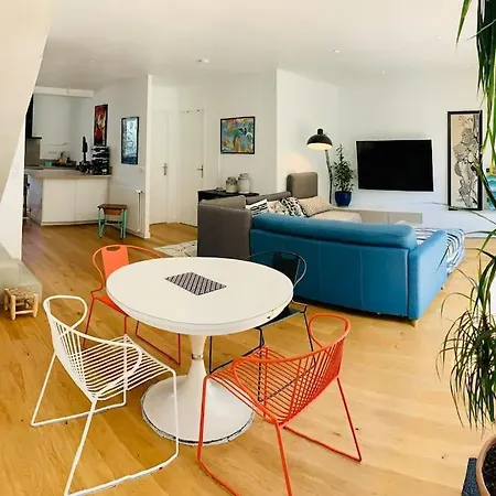 Maison A 5 Min Des Plages Et Du Centre Avec Jardin Et Parking ביאריץ